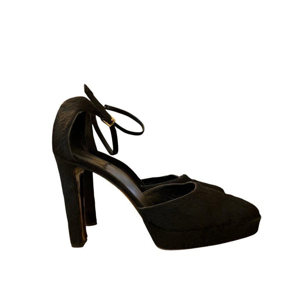 Gucci Black Platform Ankle-Strap Pumps - Picture 3 of 14